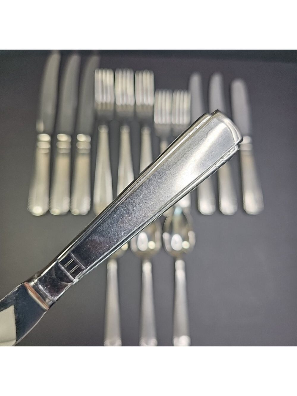 Gero Roestvrij Zilmeta 15PCS Flatware Set Stainless Steel Forks Knives Spoons